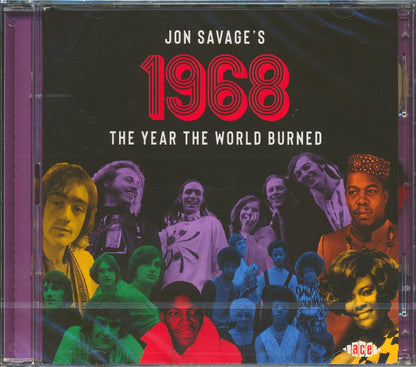 Jethro Tull, Spirit, The Kinks, Spooky Tooth, Etc. - Jon Savage's 1968: The Year The World Burned (48 tracks) (2xCD) (incl. large booklet) (remastered) [New CD]