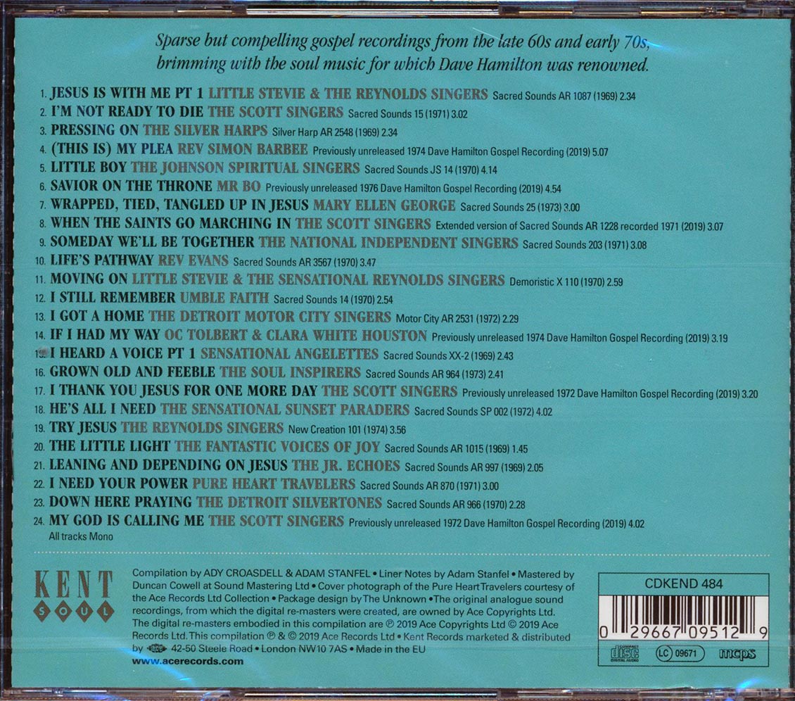 Jr. Echoes, The Scott Singers, The Detroit Silvertones, Etc. - Sacred Sounds: Dave Hamilton's Raw Detroit Gospel 1969-1974 (24 tracks) (incl. large booklet) (remastered) [New CD]