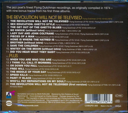 Gil Scott-Heron - The Revolution Will Not Be Televised..Plus (20 tracks) (+9 bonus tracks) (incl. large booklet) (remastered) [New CD]