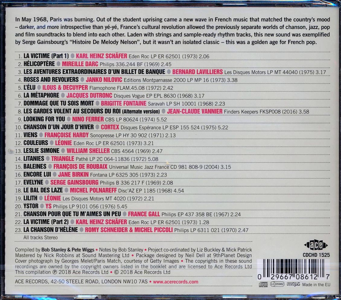Francoise Hardy, Serge Gainsbourg, Leonie, Etc. - Paris In The Spring (23 tracks) (incl. large booklet) (remastered) [New CD]