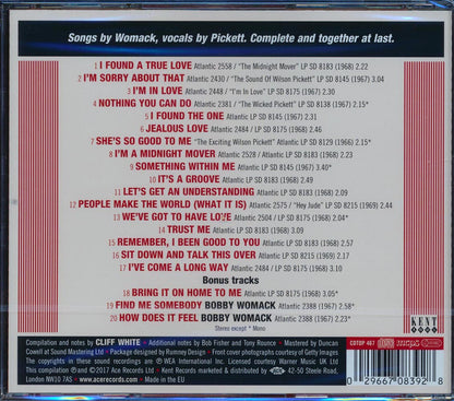 Wilson Pickett - Sings Bobby Womack (20 tracks) (incl. large booklet) (remastered) [New CD]