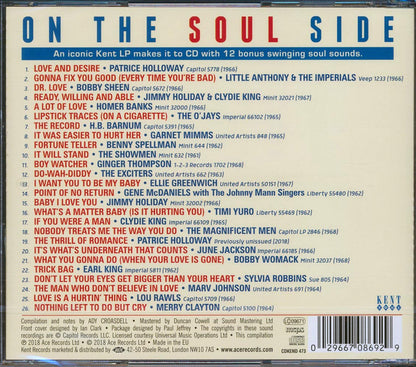 Earl King, Lou Rawls, Bobby Womack, Etc. - On The Soul Side: 26 Soul Grooves (26 tracks) (+12 bonus tracks) (incl. large booklet) (remastered) [New CD]