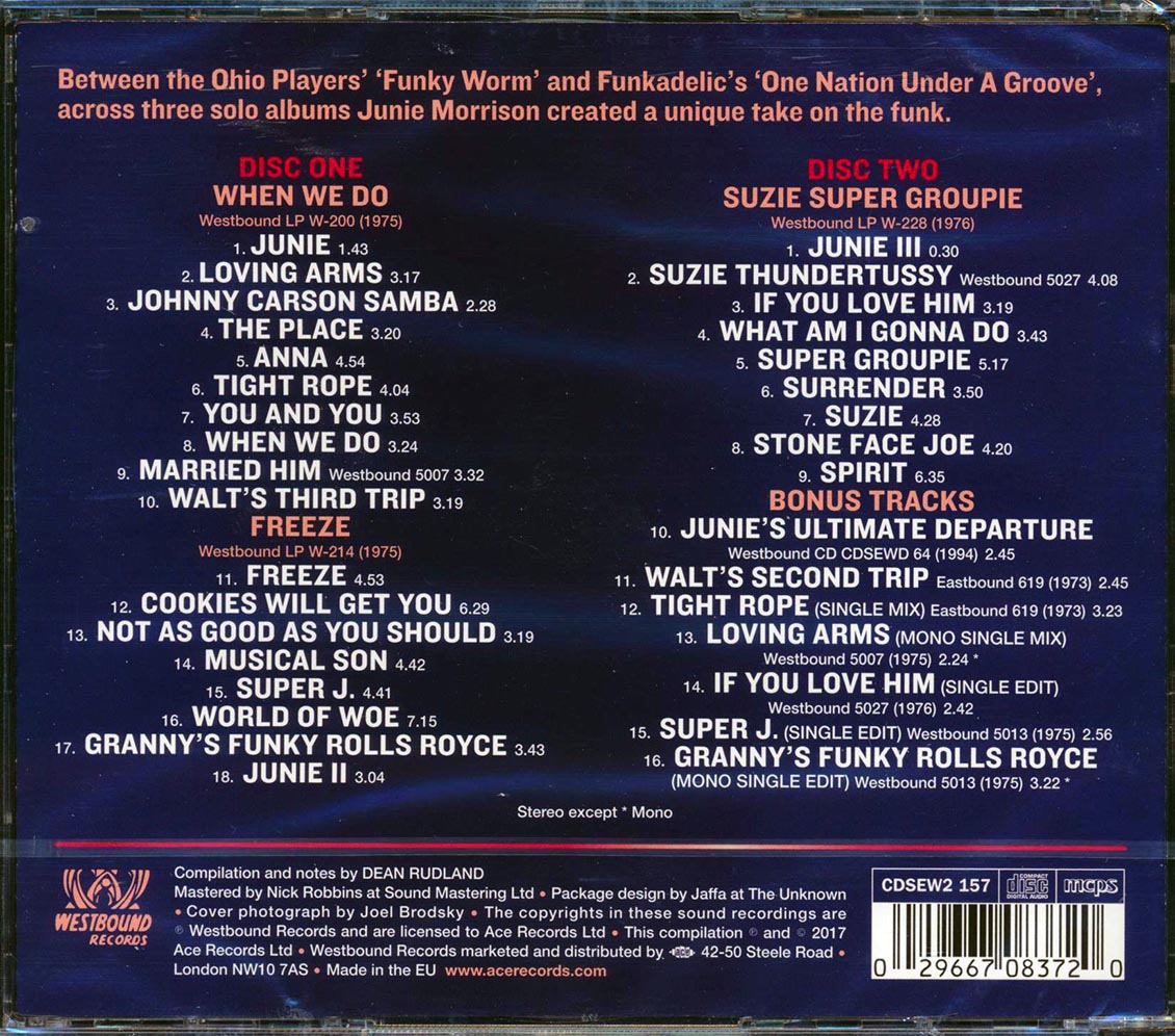 Junie - The Complete Westbound Recordings 1973-1976 (34 tracks) (2xCD) (incl. large booklet) (remastered) [New CD]