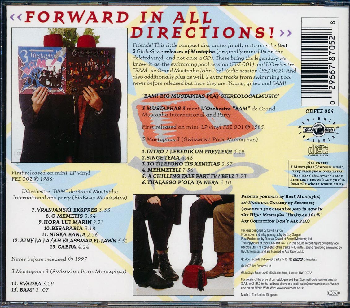 3 Mustaphas 3 - Bam! Big Mustaphas Play Stereolocalmusic (incl. large booklet) (remastered) [New CD]