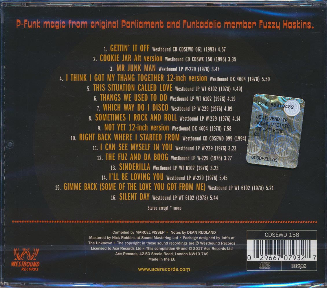 Fuzzy Haskins - I Got My Thang Together: The Westbound Years (incl. large booklet) (remastered) [New CD]