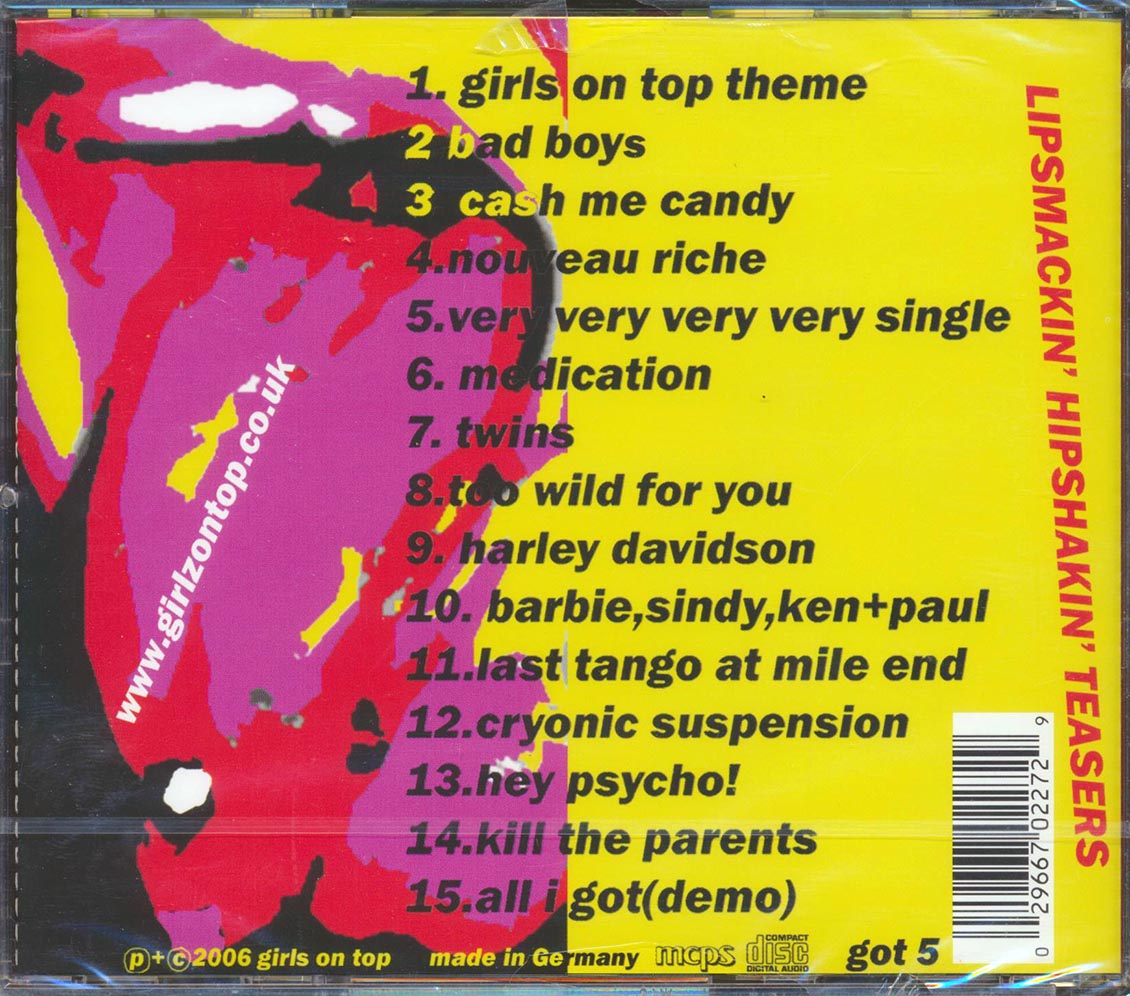 Girls On Top - A Taste Of Cyanide [New CD]