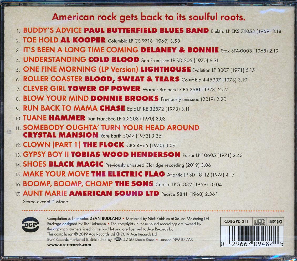 Al Kooper, Tower Of Power, The Flock, Etc. - Horn Rock & Funky Guitar Grooves 1968-1974 (incl. large booklet) (remastered) [New CD]