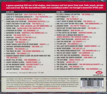 Bob Dylan, The Kinks, The Hollies, The Who, Etc. - Jon Savage's 1965: The Year The Sixties Ignited (48 tracks) (2xCD) (incl. large booklet) (remastered) [New CD]