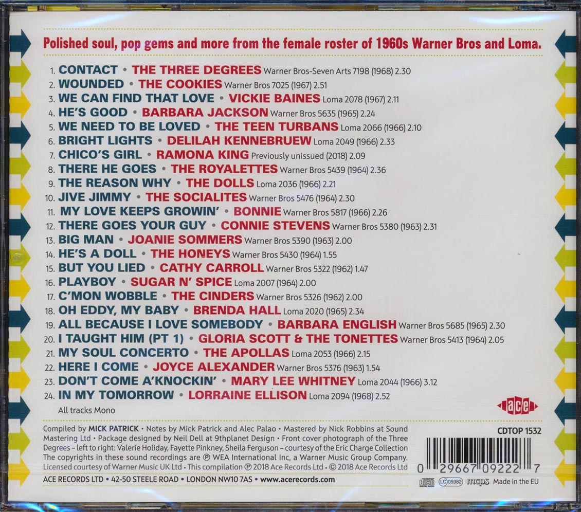 Connie Stevens, The Cookies, The Teen Turbans, Etc. - She's A Doll! Warner Bros.' Feminine Side (24 tracks) (incl. large booklet) (remastered) [New CD]