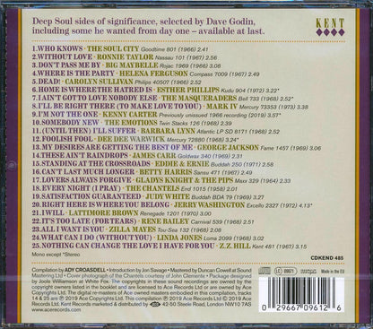 George Jackson, ZZ Hill, Esther Phillips, Etc. - Dave Godin's Deep Soul Treasures Volume 5 (25 tracks) (incl. large booklet) (remastered) [New CD]
