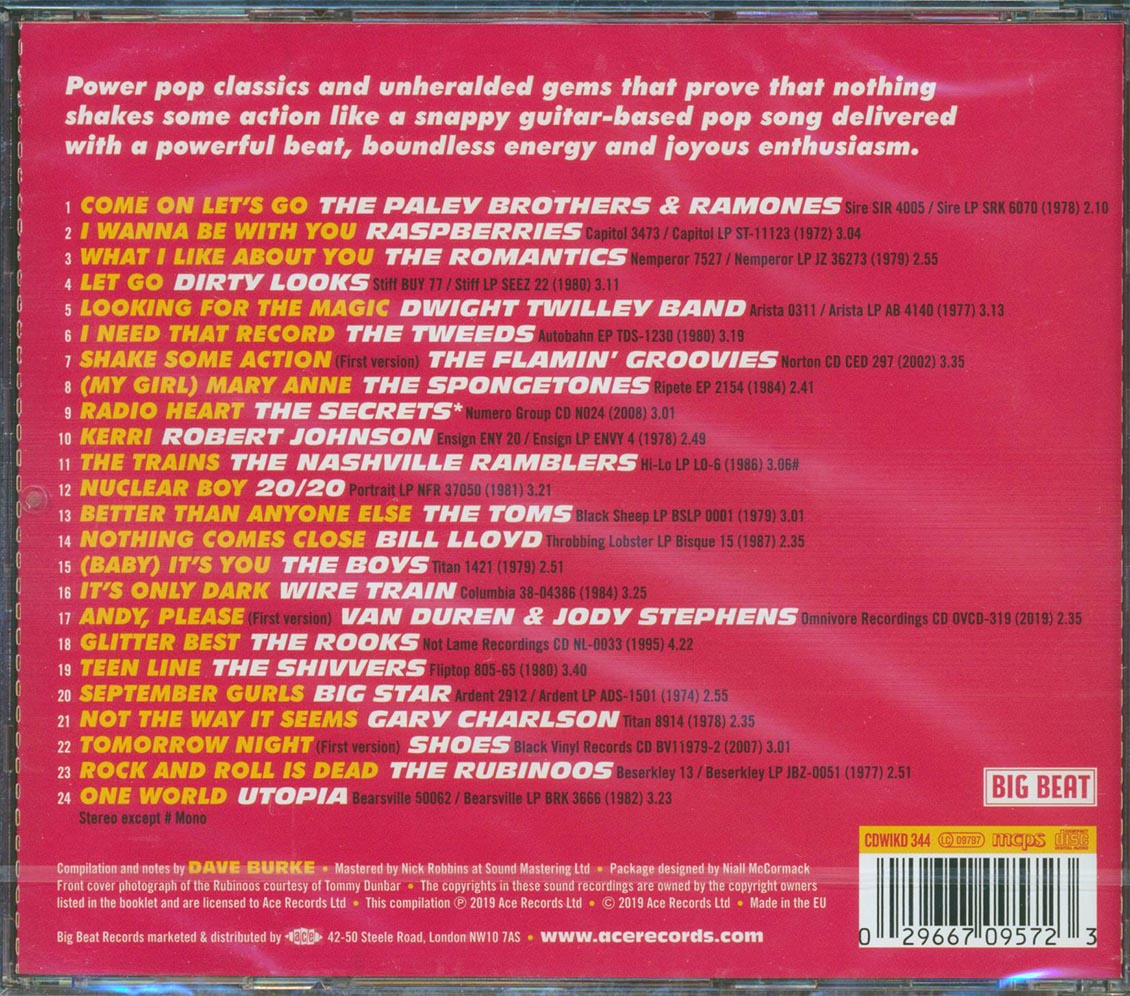 Raspberries, The Romantics, The Rooks, Etc. - Come On Let's Go! Power Pop Gems From The 70s & 80s (24 tracks) (incl. large booklet) (remastered) [New CD]