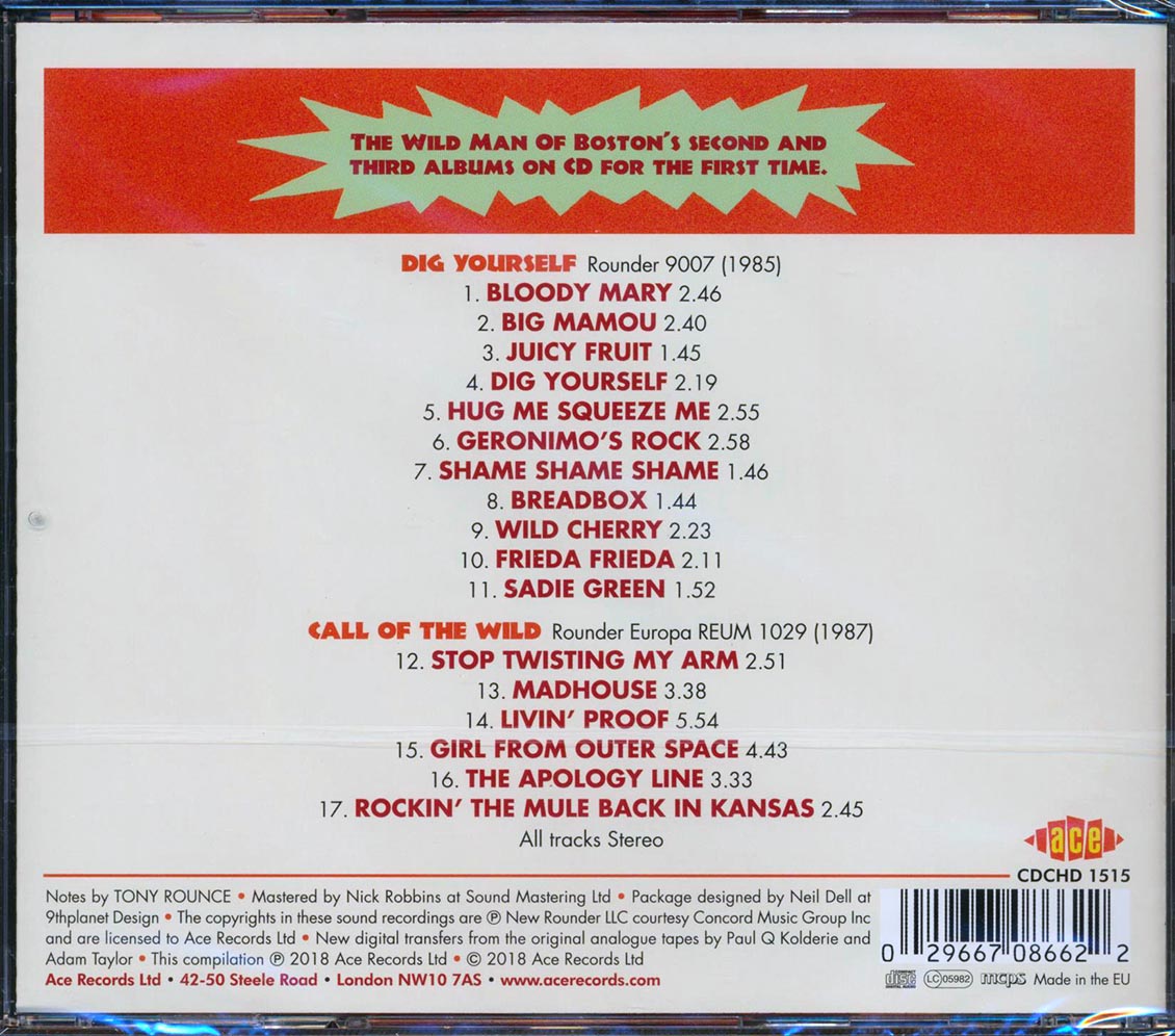 Barrence Whitfield & The Savages - Dig Everything! The Early Rounder Albums (2 albums on 1 CD) (incl. large booklet) (remastered) [New CD]