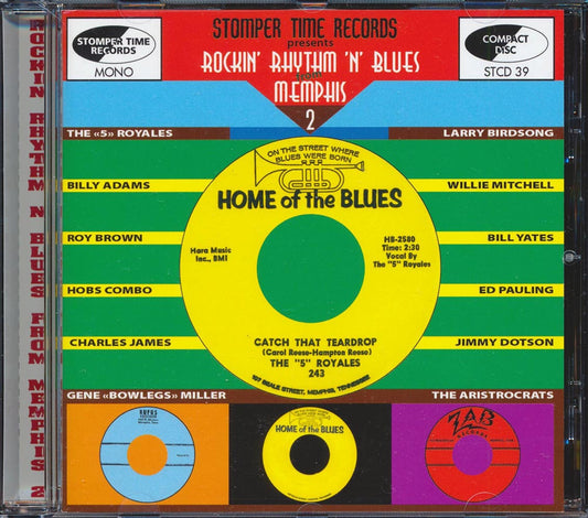 Bill Yates, Billy Adams, Roy Brown, Etc. - Rockin' Rhythm 'N' Blues From Memphis Volume 2 (31 tracks) (incl. large booklet) (remastered) [New CD]