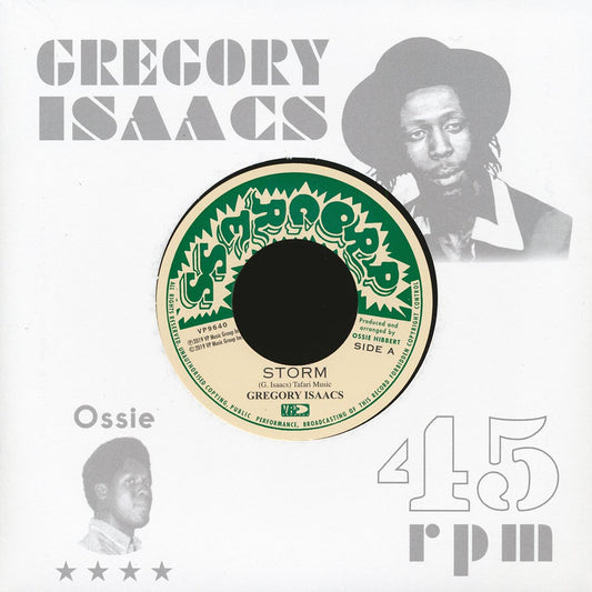 Gregory Isaacs - Storm  /  Ossie All-Stars - Leggo Dub [New Vinyl Record 7" Single]