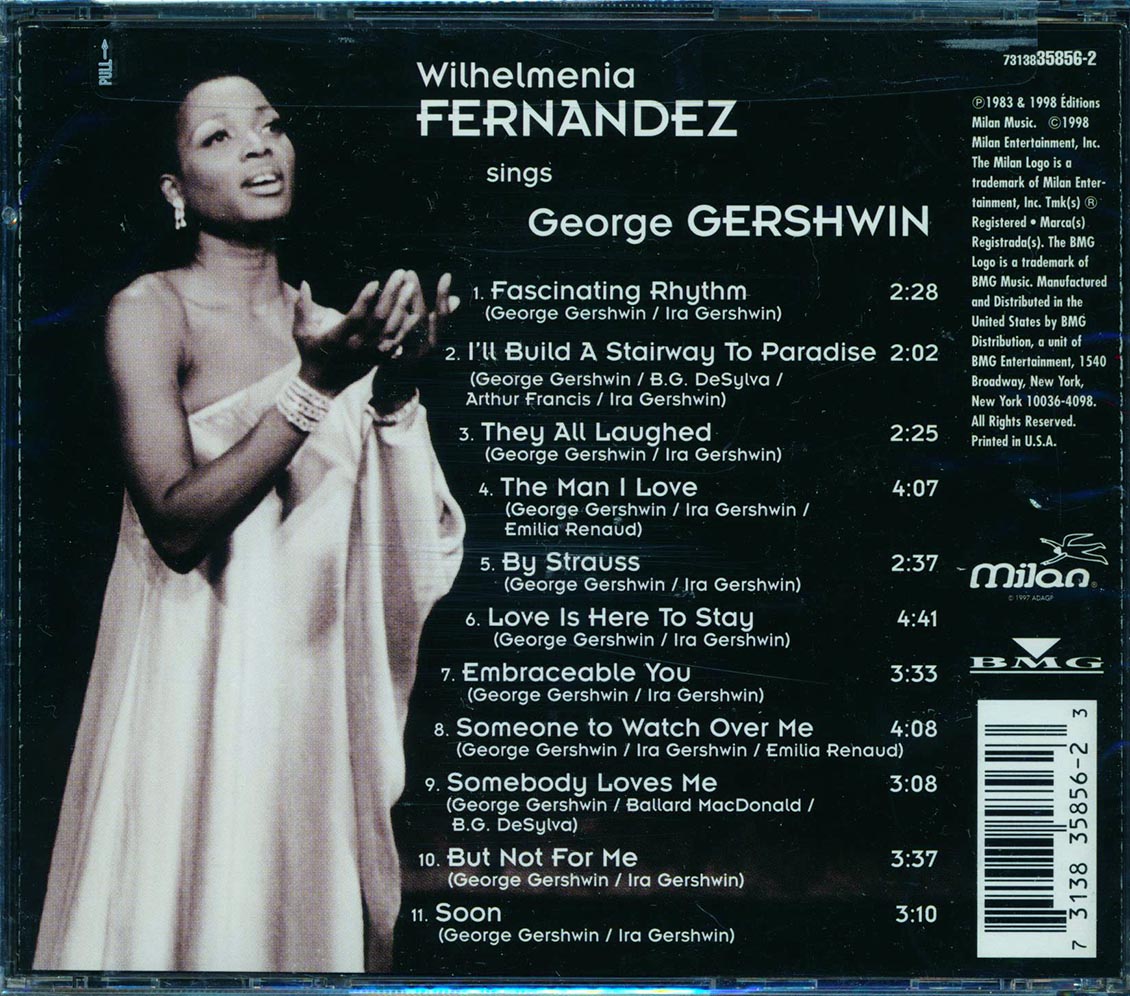 Wilhelmenia Fernandez - Sings George Gershwin [New CD]