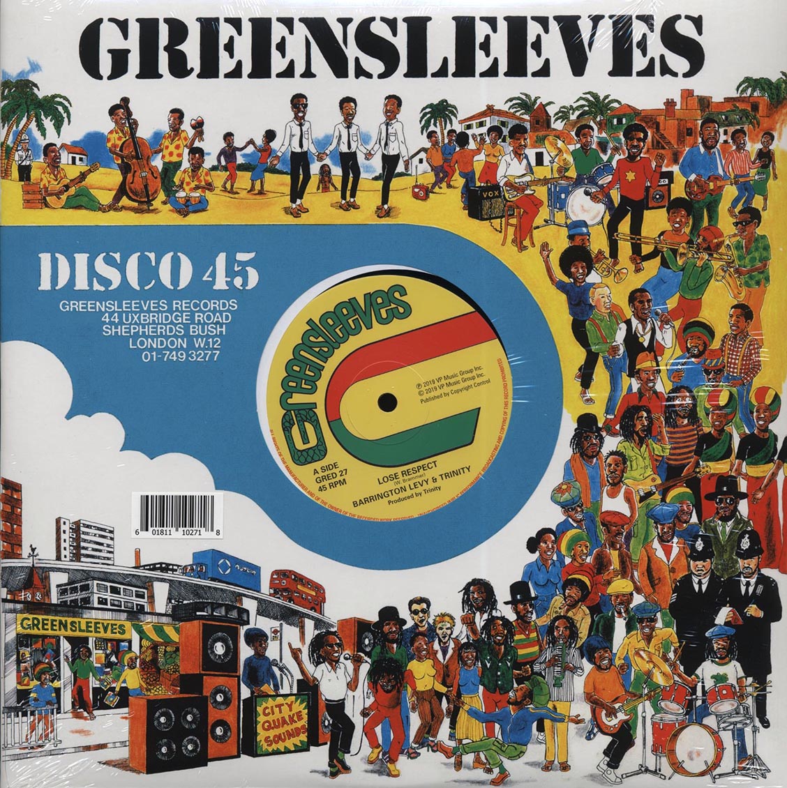 Barrington Levy, Trinity - Lose Respect (Extended Mix)  /  Roman Stewart, Trinity - Since You're Gone (Extended Mix) [New Vinyl Record 12" Single]