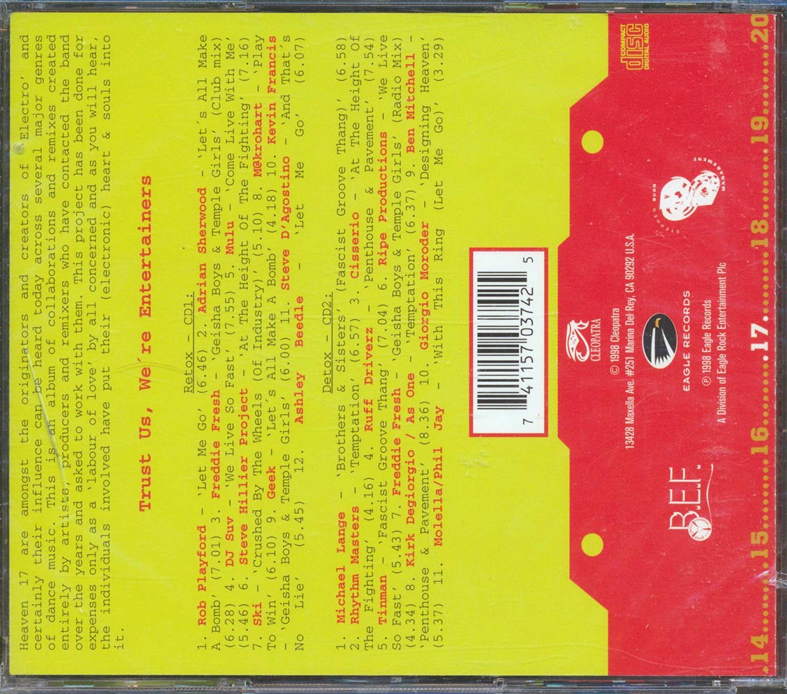 Heaven 17 - Retox / Detox (23 tracks) (2xCD) (incl. large booklet) [New CD]