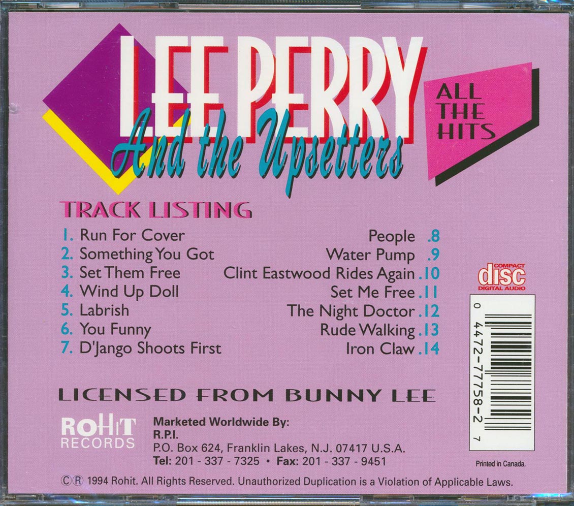 Lee Perry - All The Hits [New CD]