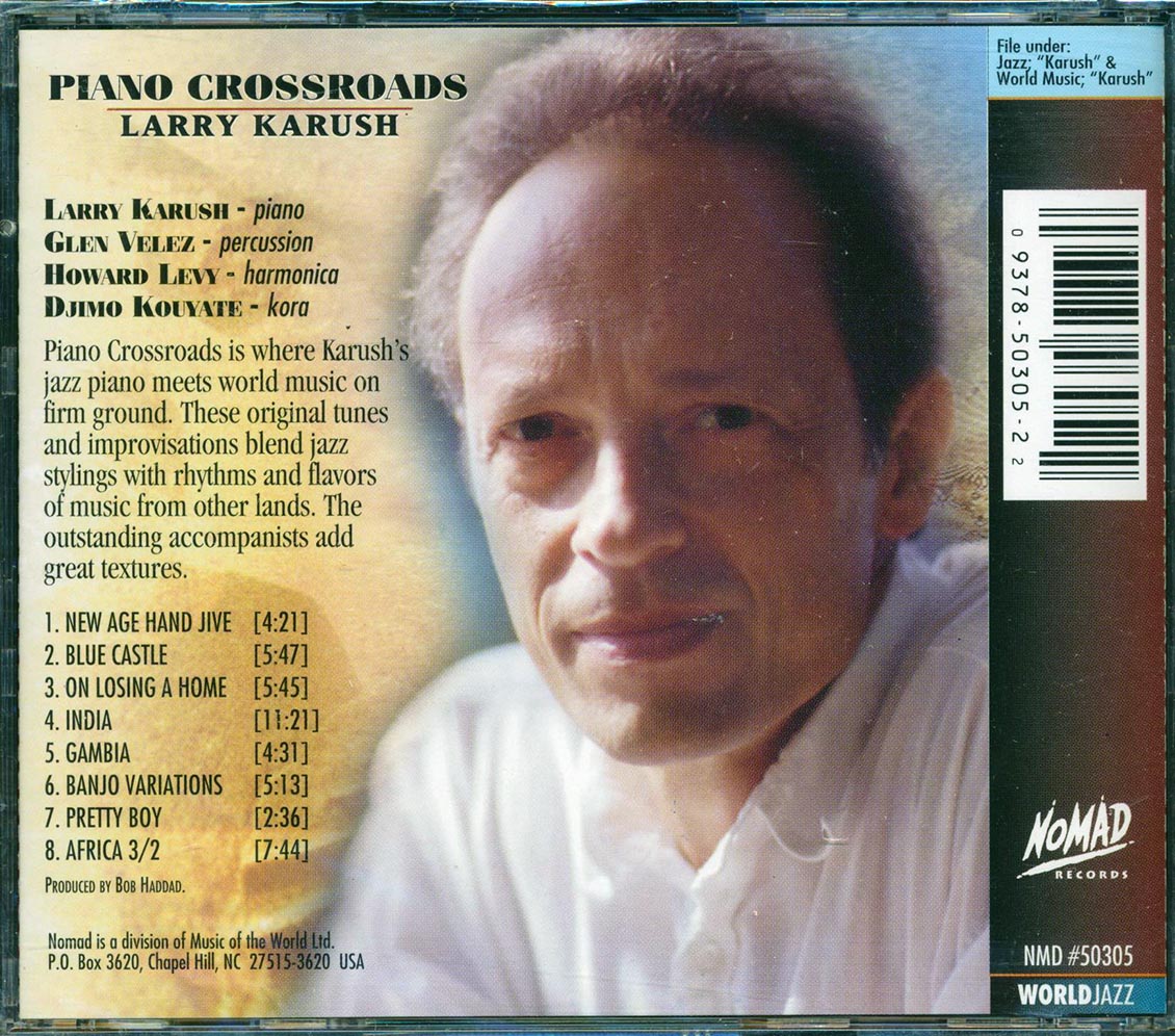 Larry Karush - Piano Crossroads [New CD]