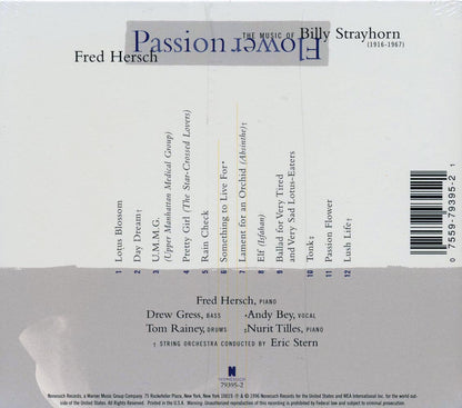 Fred Hersch - Passion Flower: Fred Hersch Plays Billy Strayhorn [New CD]