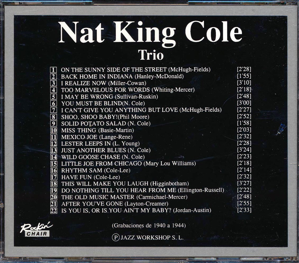 Nat King Cole - Trio, Featuring Oscar Moore (22 tracks) [New CD]