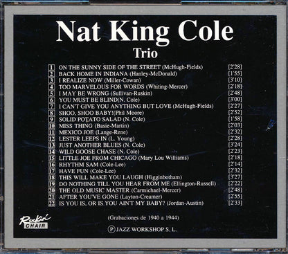 Nat King Cole - Trio, Featuring Oscar Moore (22 tracks) [New CD]