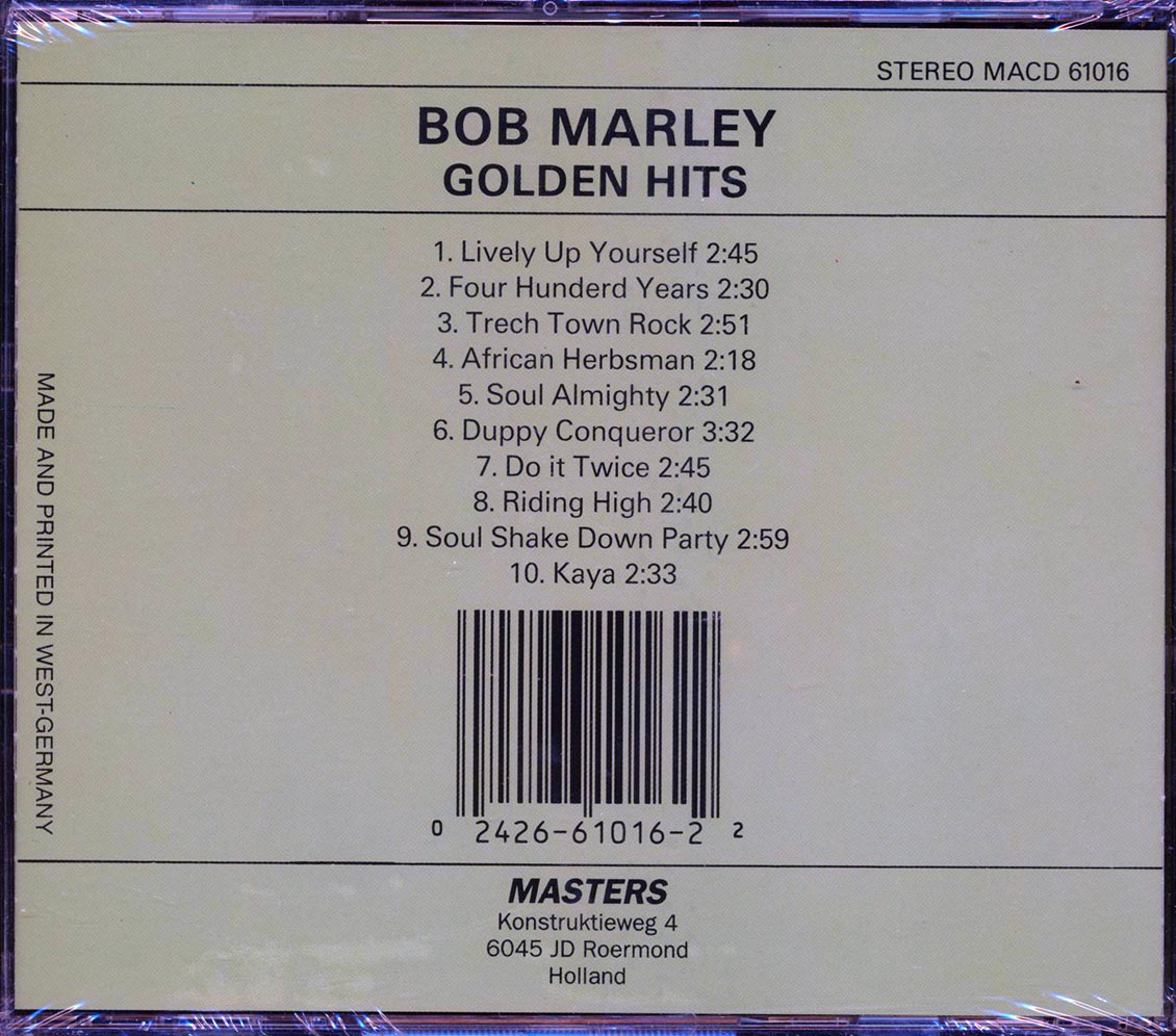 Bob Marley - Golden Hits [New CD]