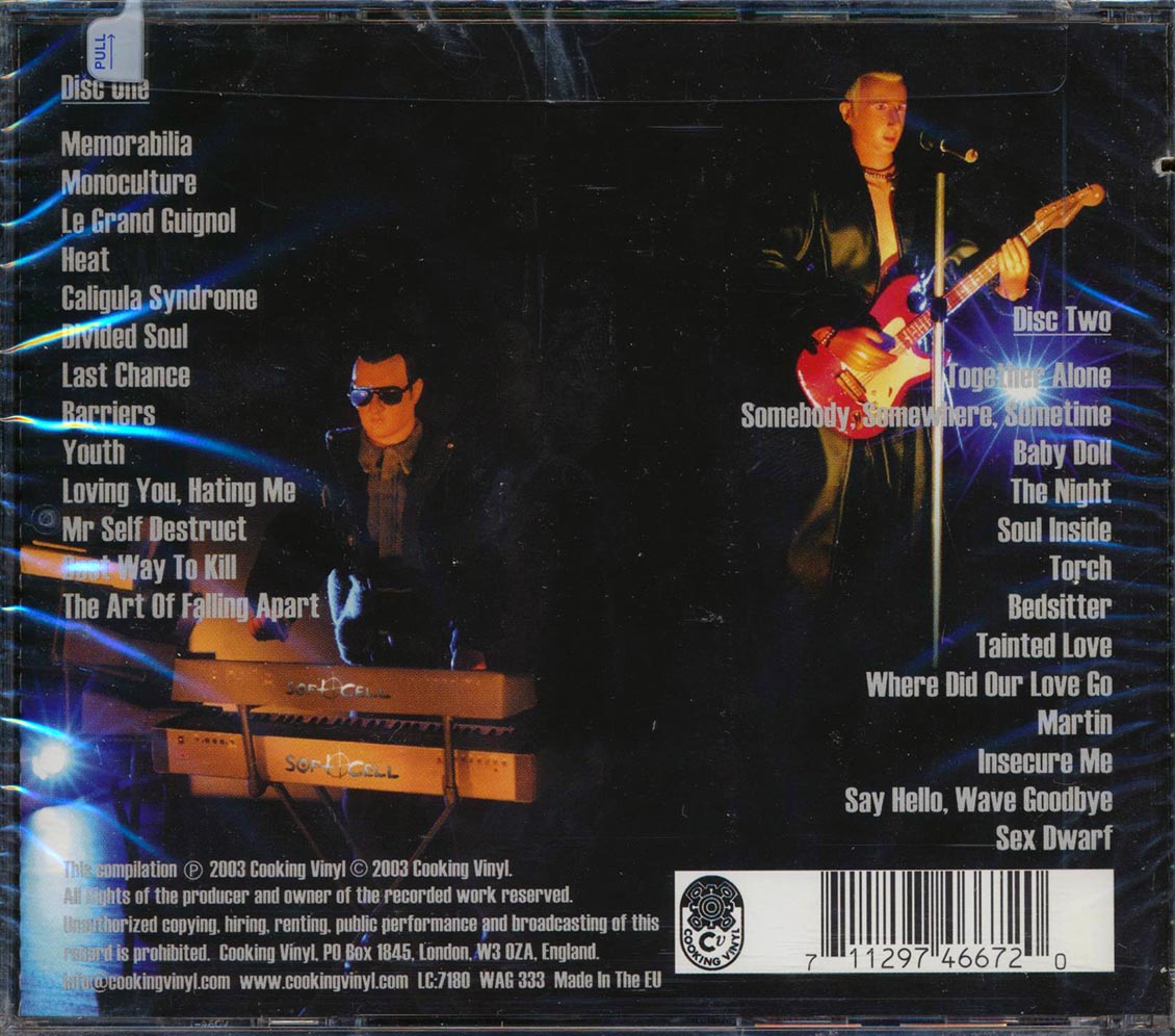 Soft Cell - Live (26 tracks) (2xCD) (incl. large booklet) [New CD]