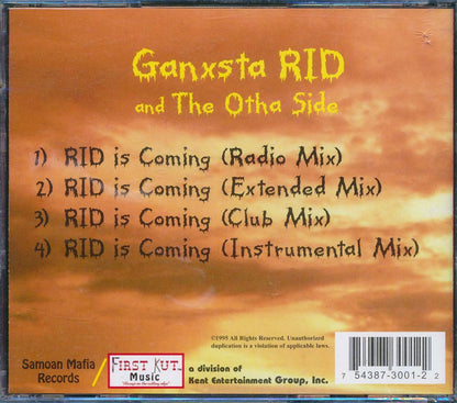 Ganxsta Rid & The Otha Side - Rid Is Coming (4 Tracks) [New CD]