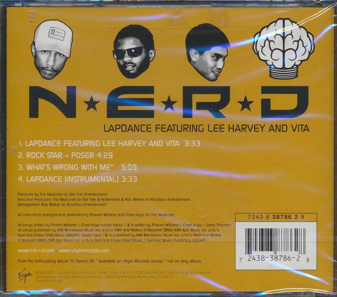 NERD, Lee Harvey, Vita - Lapdance [New CD]