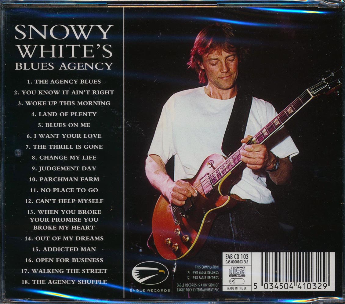Snowy White' Blues Agency - The Masters [New CD]
