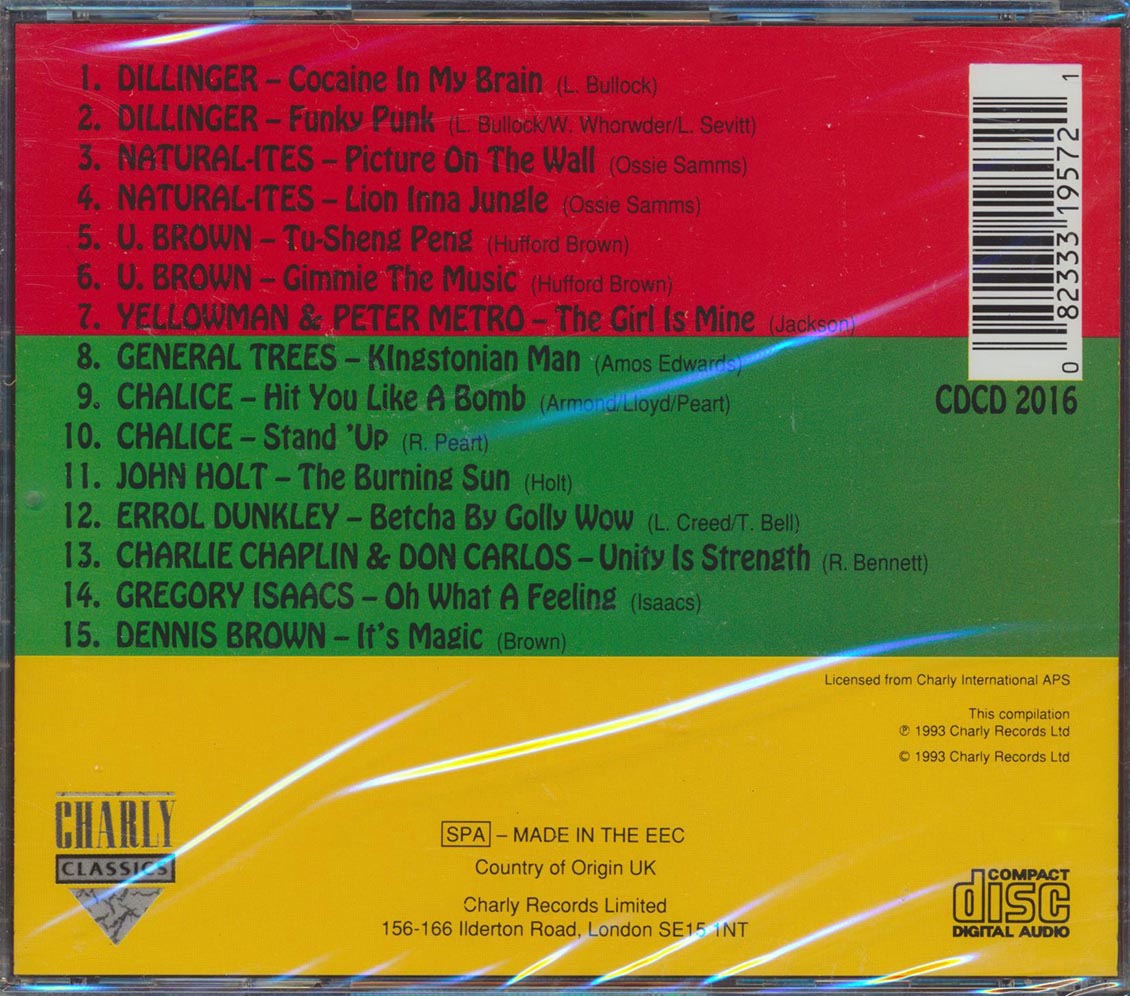 Natural Ites, Chalice, Gregory Isaacs, Etc. - 15 Crucial Reggae Cuts [New CD]