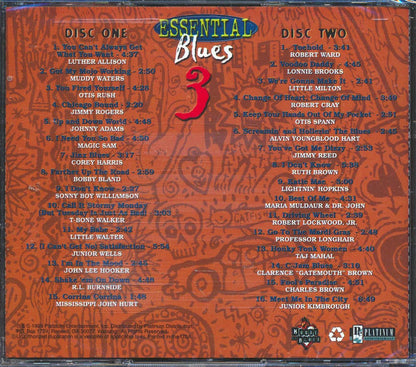 Muddy Waters, Johnny Adams, Magic Sam, Etc. - Essential Blues 3 (31 tracks) (2xCD) [New CD]