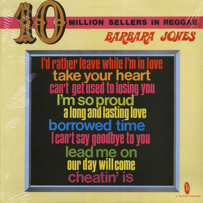 Barbara Jones - 10 Million Sellers In Reggae (orig. press) [New Vinyl LP]