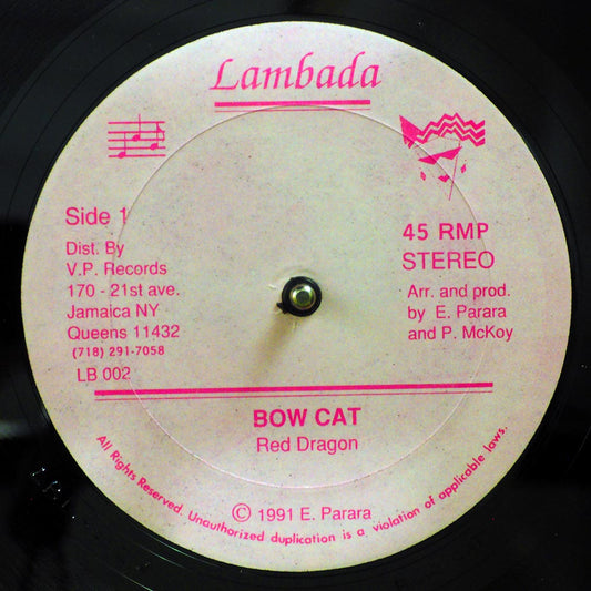 Red Dragon - Bow Cat; Version  /  Version 2 (rhythm: "Answer AKA Never Let Go") (orig. press) [New]