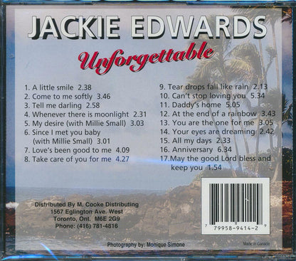 Jackie Edwards - Unforgettable [New CD]