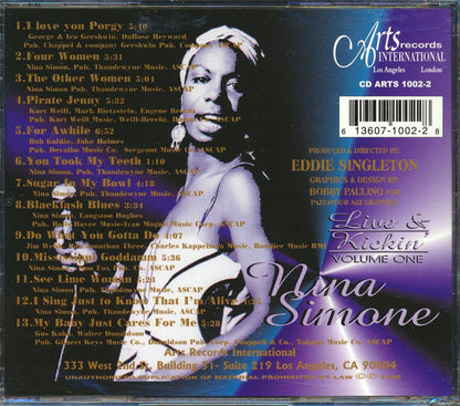 Nina Simone - Live & Kickin' In The Caribbean Volume 1 [New CD]