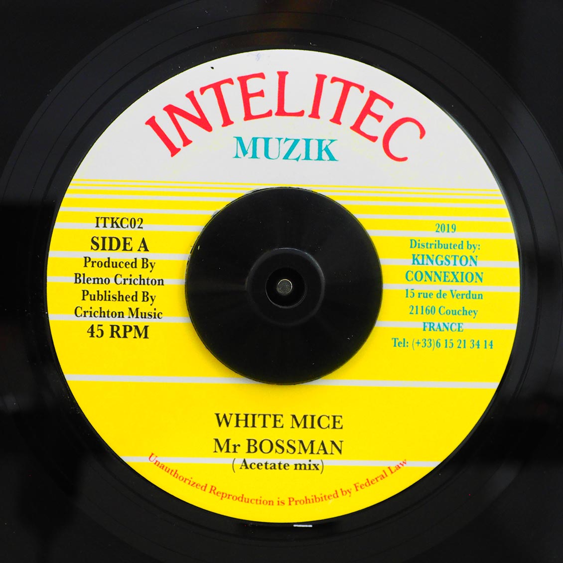 White Mice - Mr. Bossman  /  Dub Version [New] [New Vinyl 7"]