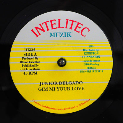 Jr. Delgado - Gim Mi Your Love  /  Gim Me Version [New Vinyl 7"]