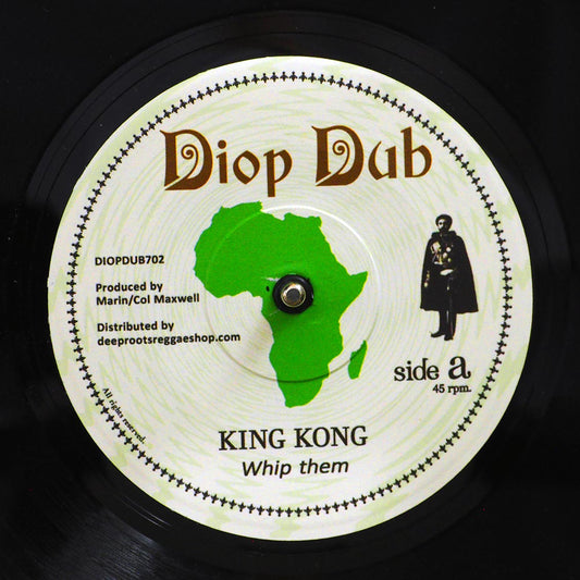 King Kong - Whip Dem  /  Simon Nyabin, Dougie Conscious - Whip Dub [New] [New Vinyl 7"]