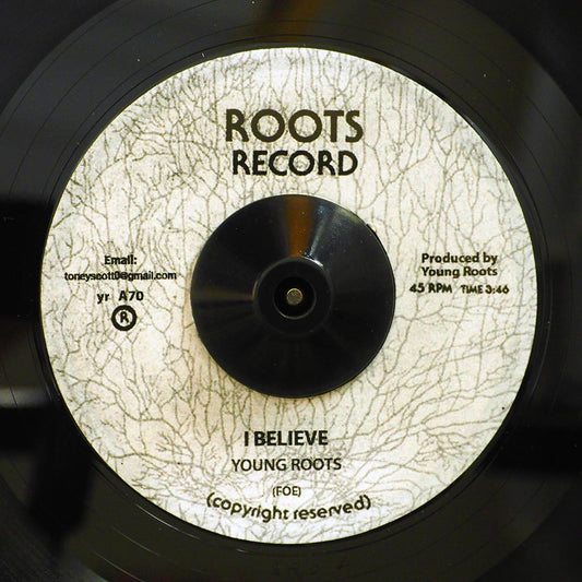 Young Roots - I Believe  /  Version [New] [New Vinyl 7"]