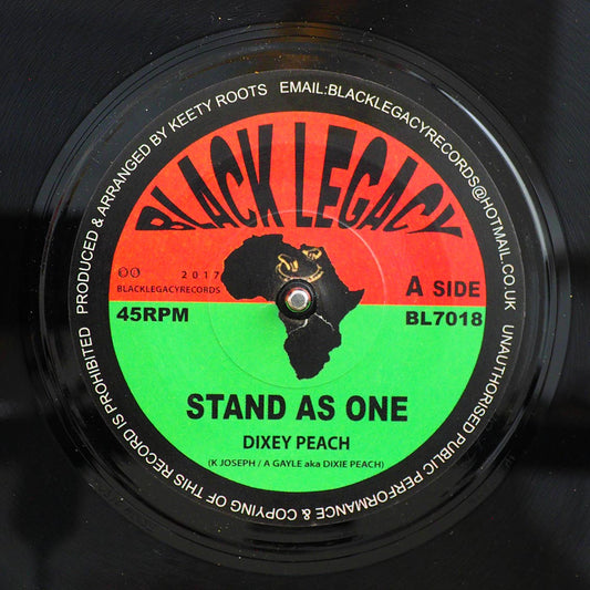 Dixie Peach - Stand As One  /  Keety Roots - Dub As One [New Vinyl Record 7" Single]
