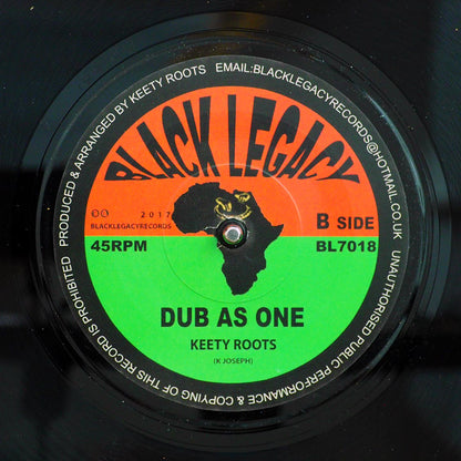 Dixie Peach - Stand As One  /  Keety Roots - Dub As One [New Vinyl 7"]