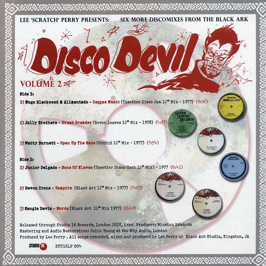Lee Perry - Disco Devil Volume 2: Six More Classic Discomixes From The Black Ark Studio 1977-78 [New Vinyl LP]