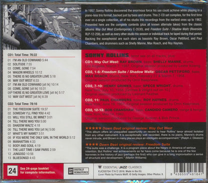 Sonny Rollins Trio - Complete 1957-62 Studio Recordings (23 tracks) (2xCD) (incl. 24-page booklet) (24-bit mastering) (remastered) [New CD]