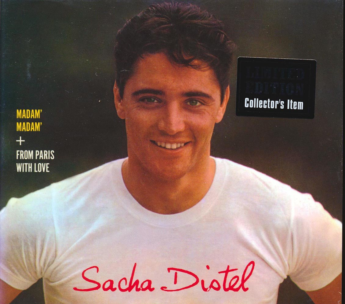 Sacha Distel - Madam Madam + From Paris (2 albums on 1 CD) (24 tracks) (+4 bonus tracks) (ltd. ed.) (deluxe 3-fold digipak) (remastered) (24 [New CD]
