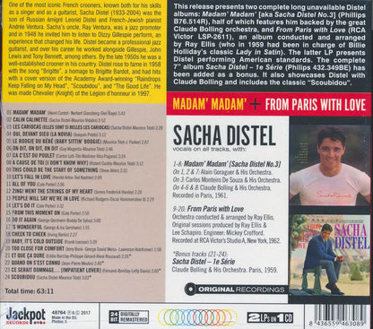 Sacha Distel - Madam Madam + From Paris (2 albums on 1 CD) (24 tracks) (+4 bonus tracks) (ltd. ed.) (deluxe 3-fold digipak) (remastered) (24 [New CD]