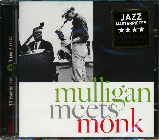 Gerry Mulligan, Thelonious Monk - Mulligan Meets Monk (+bonus track) (incl. 12-page booklet) (remastered) (24-bit mastering) [New] [New CD]