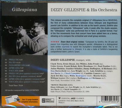 Dizzy Gillespie & His Orchestra - Gillespiana (+4 bonus tracks) (incl. 12-page booklet) (24-bit mastering) (remastered) [New CD]