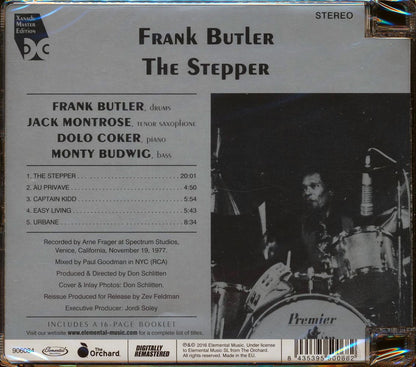 Frank Butler - The Stepper (incl. 16-page booklet) (remastered) [New CD]